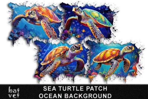 Download Sea Turtle Sublimation Background Design - Sea turtle Collection