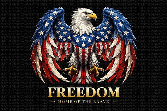 Download Freedom Eagle USA PNG Design - Premium Resources