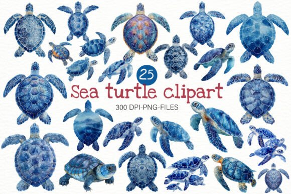 Download Watercolor Sea Turtle Clipart - Sea turtle Collection